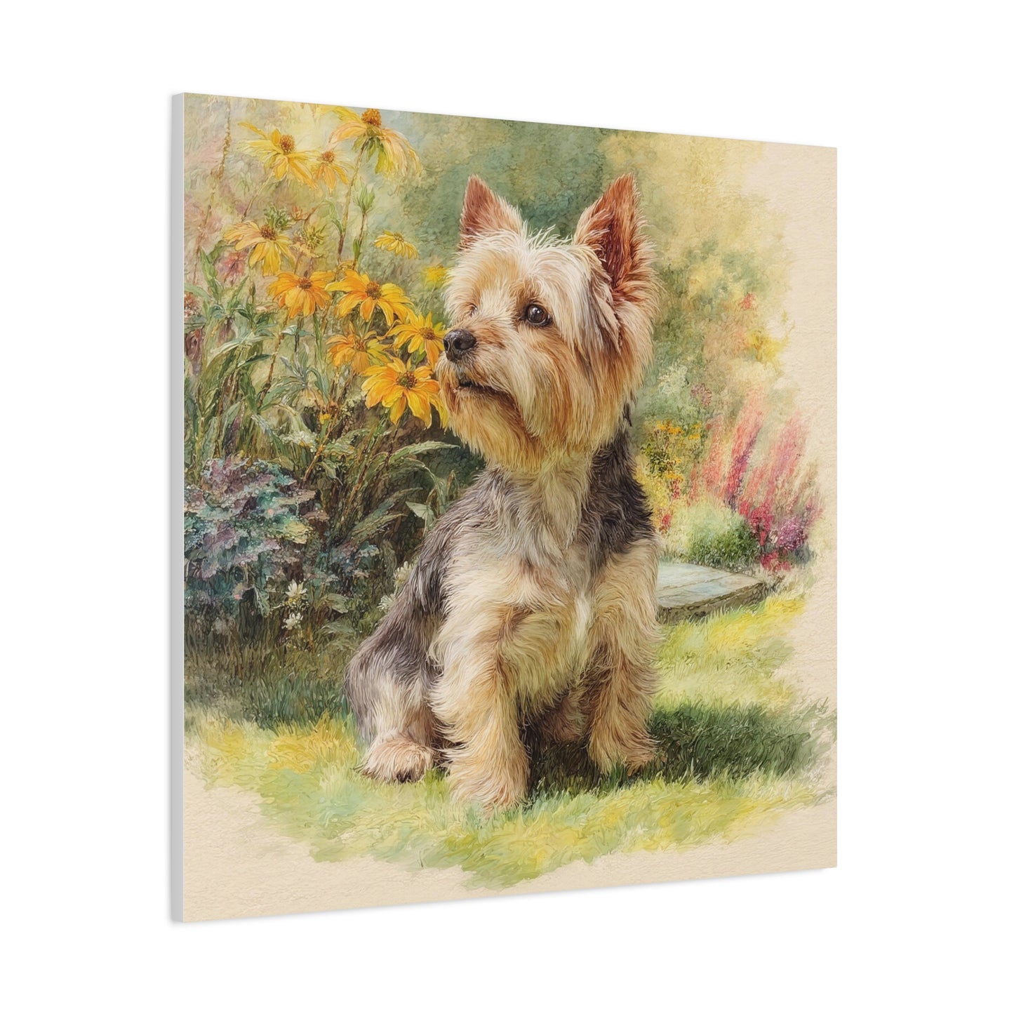 Canvas Wall Art, Dog Lover Decor, Pet Portrait