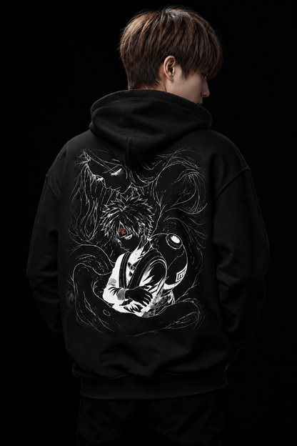 Gaara Heavy Blend Zip Hoodie - Dark Series | Original Naruto Fan Art