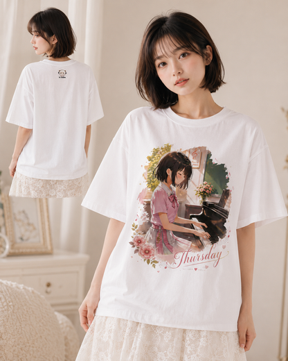 Luminelle Yuri’s Thursday - Kawaii Anime T-Shirt