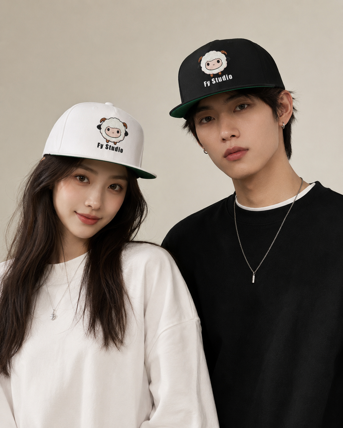 Fy Studio Flat Bill Snapback Cap - Dark Series