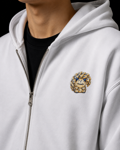 Gaara Heavy Blend Zip Hoodie - Light Series | Original Naruto Fan Art