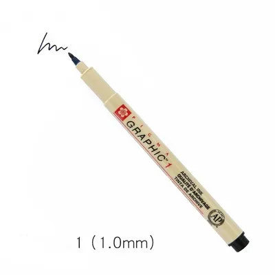 1pcs Sakura Pigma Micron Fine Pen Waterproof Smooth Black Ink Fineliner Drawing Pens Art Sketch Marker Liner Rotulador Tekenen